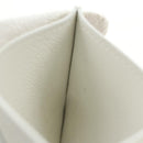 LOUIS VUITTON Monogram Shadow Porte Cartes Double White M83699 Auth BA13846SAM-18
