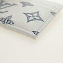 LOUIS VUITTON Monogram Shadow Porte Cartes Double White M83699 Auth BA13846SAM-14