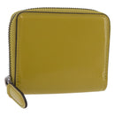 GUCCI Wallet Patent leather Green Silver 817375 Auth BA13847V-1