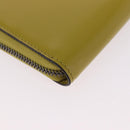 GUCCI Wallet Patent leather Green Silver 817375 Auth BA13847V-10