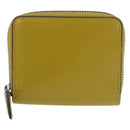 GUCCI Wallet Patent leather Green Silver 817375 Auth BA13847V-2