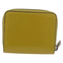 GUCCI Wallet Patent leather Green Silver 817375 Auth BA13847V-2