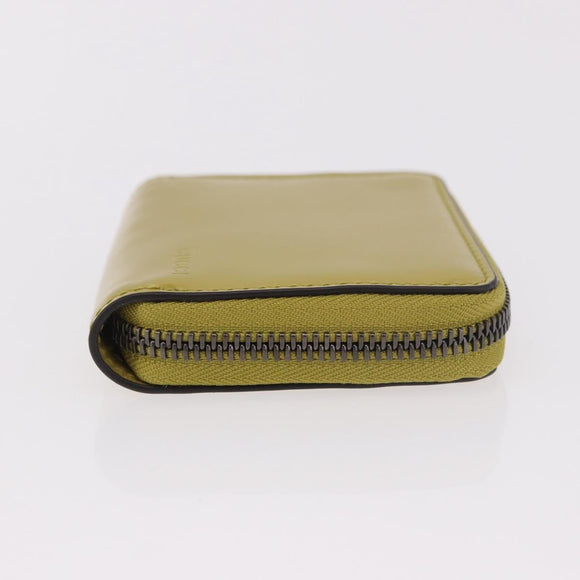 GUCCI Wallet Patent leather Green Silver 817375 Auth BA13847V
