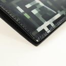 FENDI Zucca Canvas Bifold Wallet Leather Green Black Auth BA13848A-15