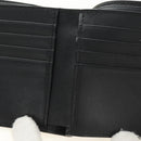FENDI Zucca Canvas Bifold Wallet Leather Green Black Auth BA13848A-9