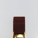 Salvatore Ferragamo Valletta Hair clip metal Brown Gold Auth BA13852V-3