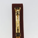 Salvatore Ferragamo Valletta Hair clip metal Brown Gold Auth BA13852V-8