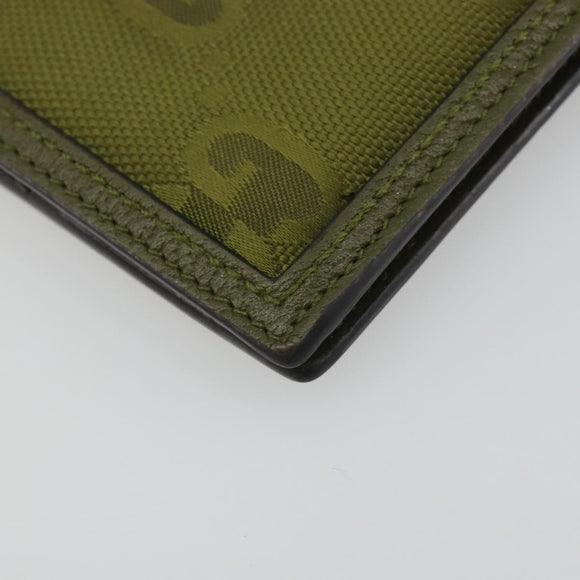GUCCI GG Canvas Off The Grid Wallet Khaki 625574 Auth BA13855