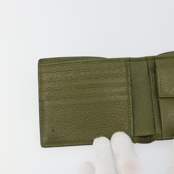 GUCCI GG Canvas Off The Grid Wallet Khaki 625574 Auth BA13855