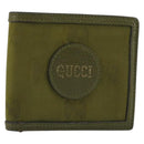 GUCCI GG Canvas Off The Grid Wallet Khaki 625574 Auth BA13855-1