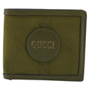 GUCCI GG Canvas Off The Grid Wallet Khaki 625574 Auth BA13855-13