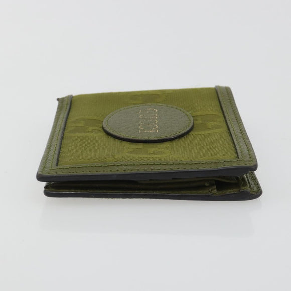 GUCCI GG Canvas Off The Grid Wallet Khaki 625574 Auth BA13855