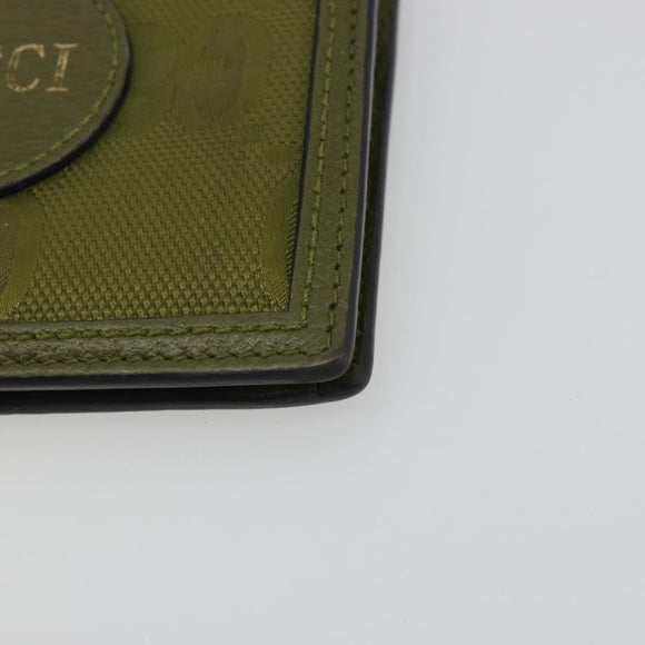 GUCCI GG Canvas Off The Grid Wallet Khaki 625574 Auth BA13855