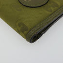 GUCCI GG Canvas Off The Grid Wallet Khaki 625574 Auth BA13855-14