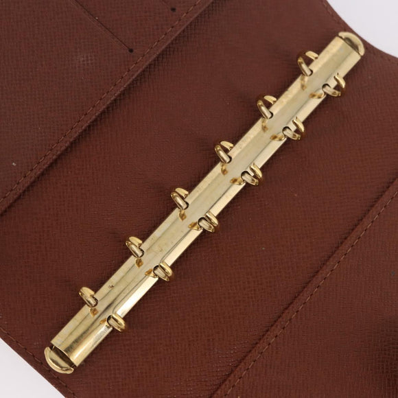 LOUIS VUITTON Monogram Agenda PM Day Planner Cover R20005 LV Auth BA13856