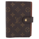 LOUIS VUITTON Monogram Agenda PM Day Planner Cover R20005 LV Auth BA13856-13