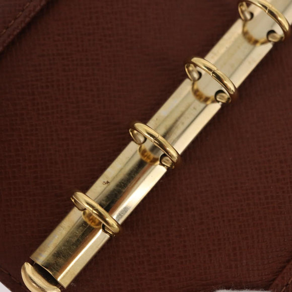 LOUIS VUITTON Monogram Agenda PM Day Planner Cover R20005 LV Auth BA13856
