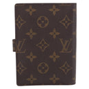LOUIS VUITTON Monogram Agenda PM Day Planner Cover R20005 LV Auth BA13856-2