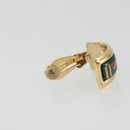 HERMES Emile Earring metal Green Auth BA13857V-10