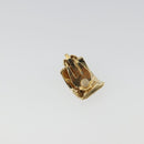 HERMES Emile Earring metal Green Auth BA13857V-8