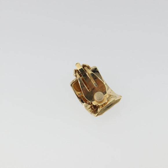 HERMES Emile Earring metal Green Auth BA13857V