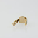 HERMES Emile Earring metal Green Auth BA13857V-9