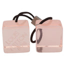 LOUIS VUITTON Hair Cube Unclean Hair Tie plastic 2 Set Orange LV Auth BA13858-2
