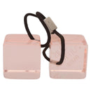 LOUIS VUITTON Hair Cube Unclean Hair Tie plastic 2 Set Orange LV Auth BA13858-3