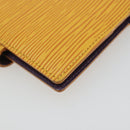 LOUIS VUITTON Epi Agenda Mini Planner Cover Tassili Yellow R20059 Auth BA13859V-16