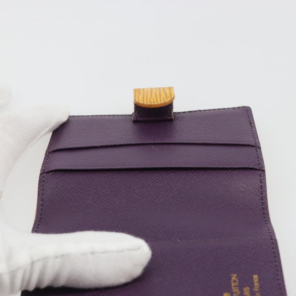 LOUIS VUITTON Epi Agenda Mini Planner Cover Tassili Yellow R20059 Auth BA13859V