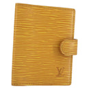 LOUIS VUITTON Epi Agenda Mini Planner Cover Tassili Yellow R20059 Auth BA13859V-1