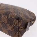 LOUIS VUITTON Damier Ebene Pochette Cosmetic PM Pouch N47516 LV Auth BA13860-16