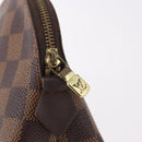 LOUIS VUITTON Damier Ebene Pochette Cosmetic PM Pouch N47516 LV Auth BA13860-8