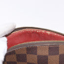 LOUIS VUITTON Damier Ebene Pochette Cosmetic PM Pouch N47516 LV Auth BA13860-11