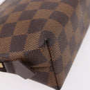 LOUIS VUITTON Damier Ebene Pochette Cosmetic PM Pouch N47516 LV Auth BA13860-7
