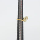 LOUIS VUITTON Bergvale Inclusion Fawn Ring metal Gold M65539 LV Auth BA13861V-11
