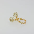 LOUIS VUITTON Bergvale Inclusion Fawn Ring metal Gold M65539 LV Auth BA13861V-4