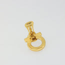 Salvatore Ferragamo Gancini Earring metal Gold Auth BA13862V-4
