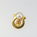 Salvatore Ferragamo Gancini Earring metal Gold Auth BA13862V-7