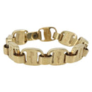 Salvatore Ferragamo Vala Bracelet metal Gold Auth BA13863A-1