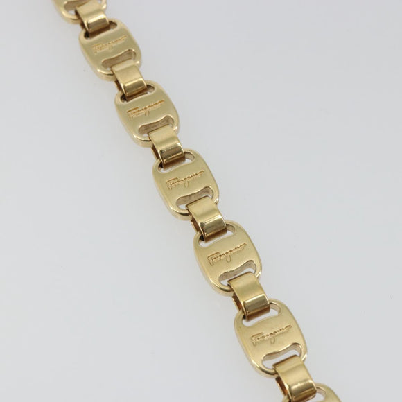 Salvatore Ferragamo Vala Bracelet metal Gold Auth BA13863A