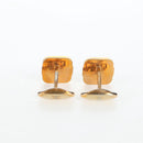 CELINE Nek Tie Pin Cuffs metal 4 Set Gold Tone Auth BA13869-9