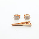 CELINE Nek Tie Pin Cuffs metal 12 Set Gold Tone Auth BA13870-10