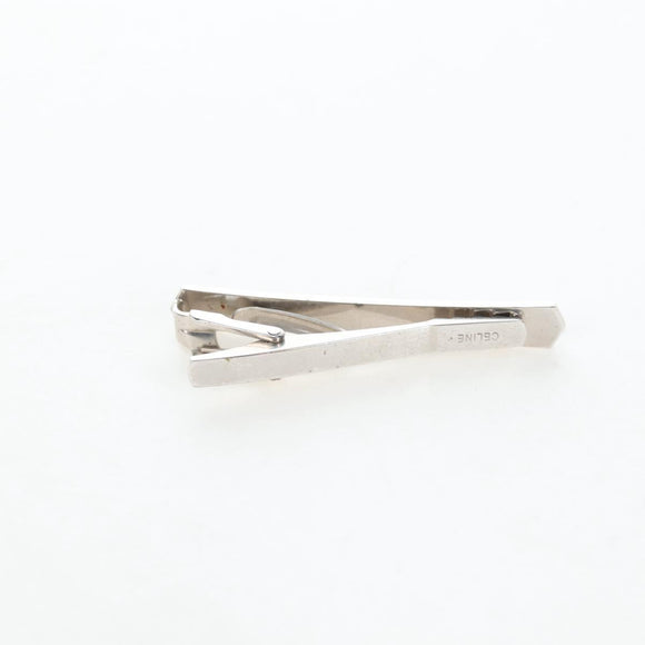 CELINE Nek Tie Pin Cuffs metal 12 Set Gold Tone Auth BA13870