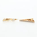 CELINE Nek Tie Pin Cuffs metal 12 Set Gold Tone Auth BA13870-22