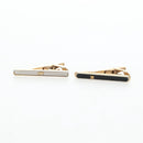 CELINE Nek Tie Pin Cuffs metal 12 Set Gold Tone Auth BA13870-24