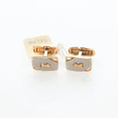 CELINE Nek Tie Pin Cuffs metal 12 Set Gold Tone Auth BA13870-6