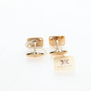 CELINE Nek Tie Pin Cuffs metal 12 Set Gold Tone Auth BA13870-7