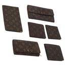 LOUIS VUITTON Monogram Wallet 6 Set LV Auth BA13872-1