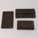 LOUIS VUITTON Monogram Wallet 6 Set LV Auth BA13872-2